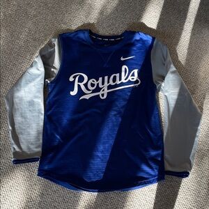 Mens’ Nike KC Royals Performance Fleece Shirt